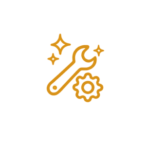 Clean organized workshop icon